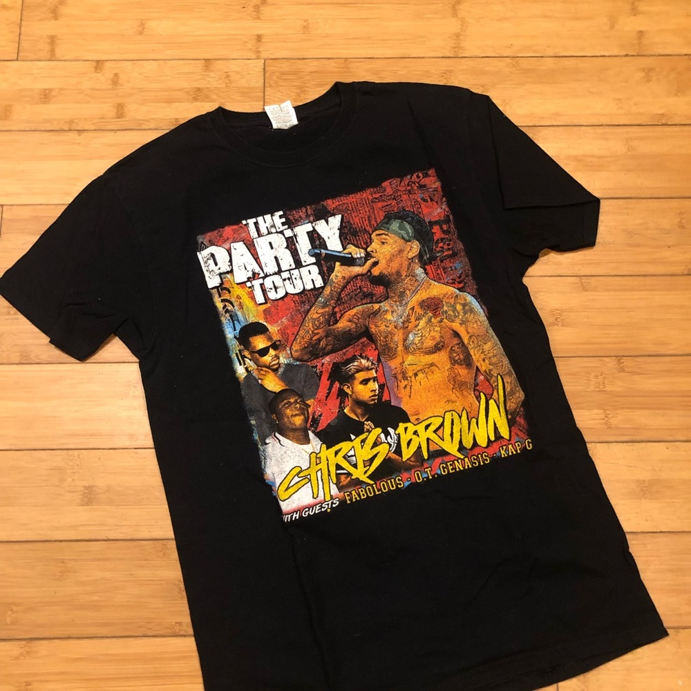 Chris brown tour tee